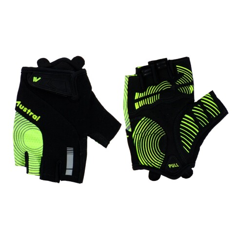 Austral Guantes SHORT FINGER CYCLING - Negro/Amarillo Negro-Amarillo