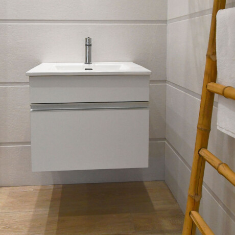 MUEBLE DE BAÑO AQUALIA CON 1 AGUJERO PARA MONOCOMANDO BLANCO