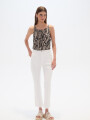 Pantalon Calendre Marfil / Off White