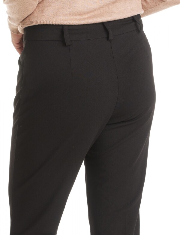 Pantalon Crepe Cadena NEGRO