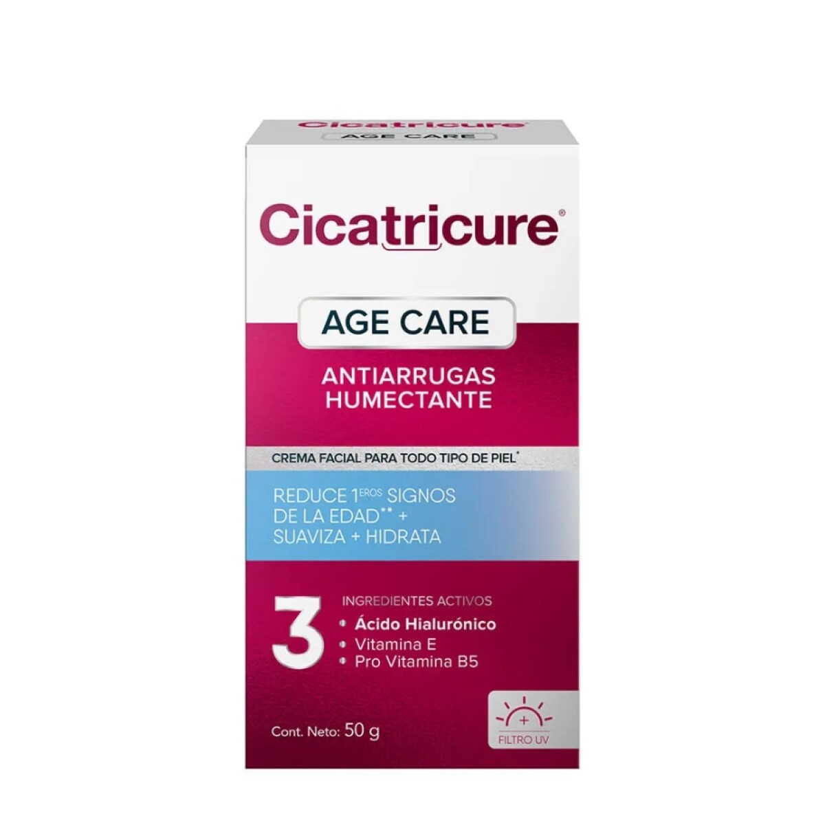 Crema Facial Cicatricure Age Care Humectante 50 g 