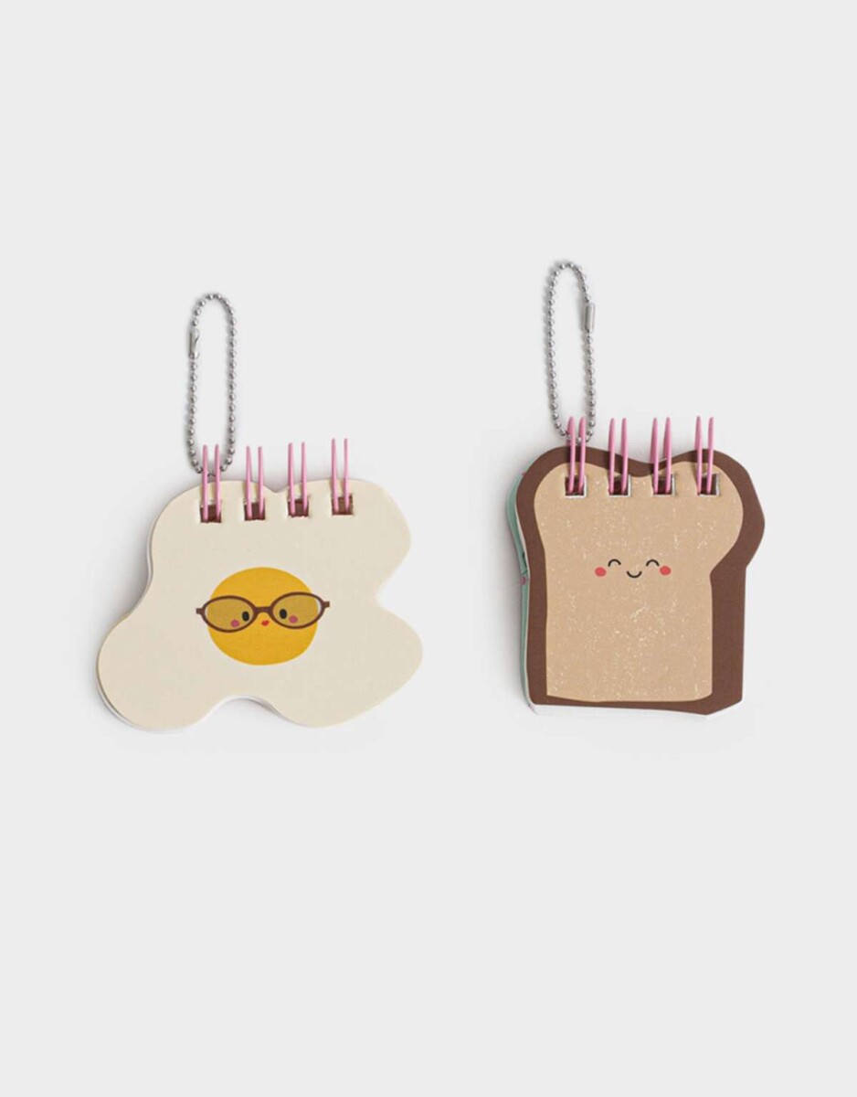 Set De Dos Mini Memos Para Compartir - Combinacion Multicolor 