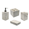 Set x4 Accesorios para Baño Terrazo