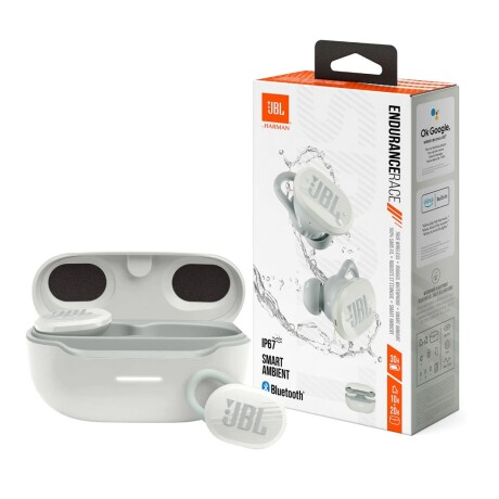 Auricular Jbl Endurance Race Blanco Bluetooth 001