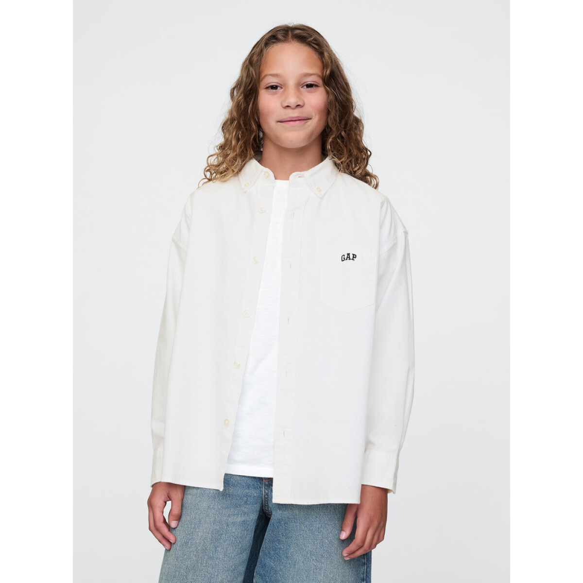 FRCH LOGO OXFORD LIGHT BLUE XXL - OPTIC WHITE 