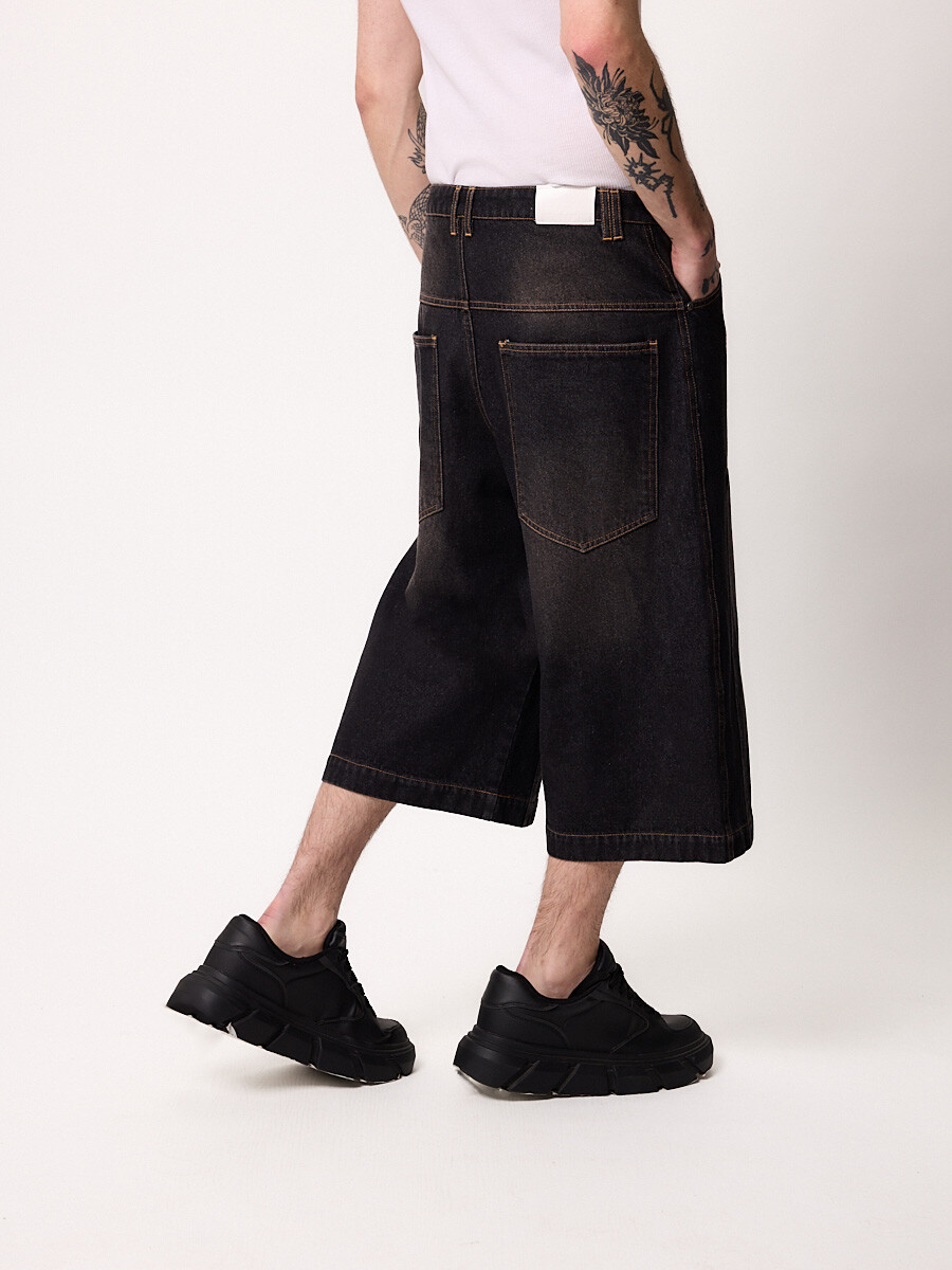 BERMUDA JEAN BARGO DIXIE Gris Oscuro