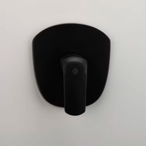 Mezclador Monocomando Ducha Color Negro Mate No Incluye Base NEGRO