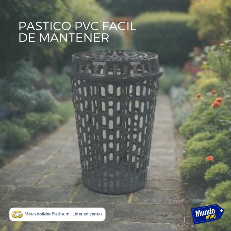 Cesto Para Ropa Organizador Plástico Calado 60lts Espacioso Cesto Para Ropa Organizador Plástico Calado 60lts Espacioso