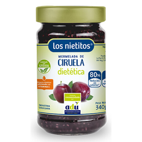 MERMELADA LOS NIETITOS DIET FCO 340G CIRUELA MERMELADA LOS NIETITOS DIET FCO 340G CIRUELA