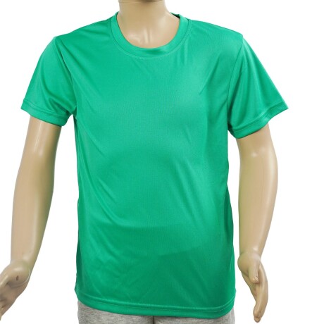 Remera Dry Fit Niño Verde italia