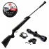 Chumbera Nitro Pistón 5.5mm + Mira 4x32 + Chumbos Negro