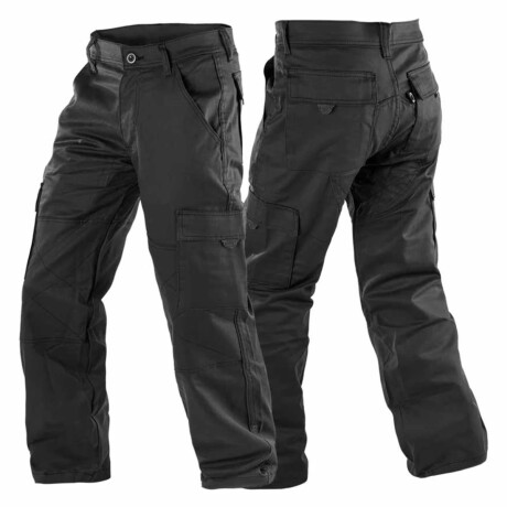 Pantalón táctico en tela antidesgarro con protección UV50+ - Fox Boy Negro
