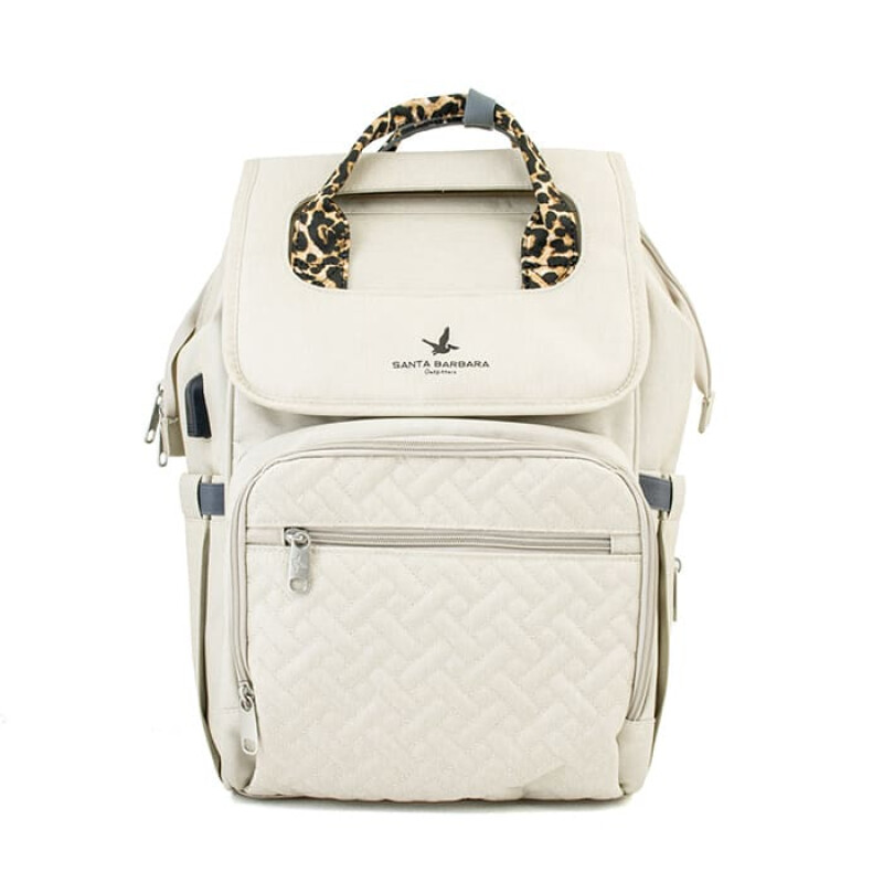 Mochila Santa Barbara Wuhan YF-073 Beige-animal Print