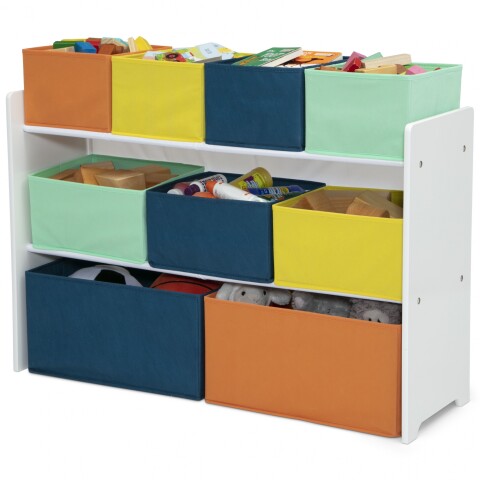 Organizador extra grande multicolor de 9 contenedores Organizador extra grande multicolor de 9 contenedores