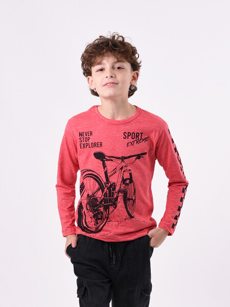 REMERA BICICLETA ROJO