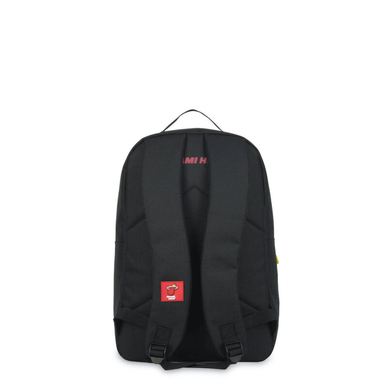 Mochila NBA Miami Heat Negro - Amarillo