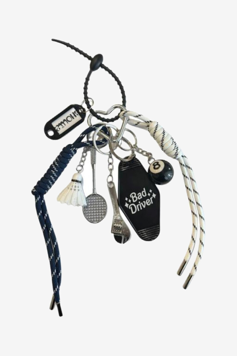 CHARM LLAVERO Azul