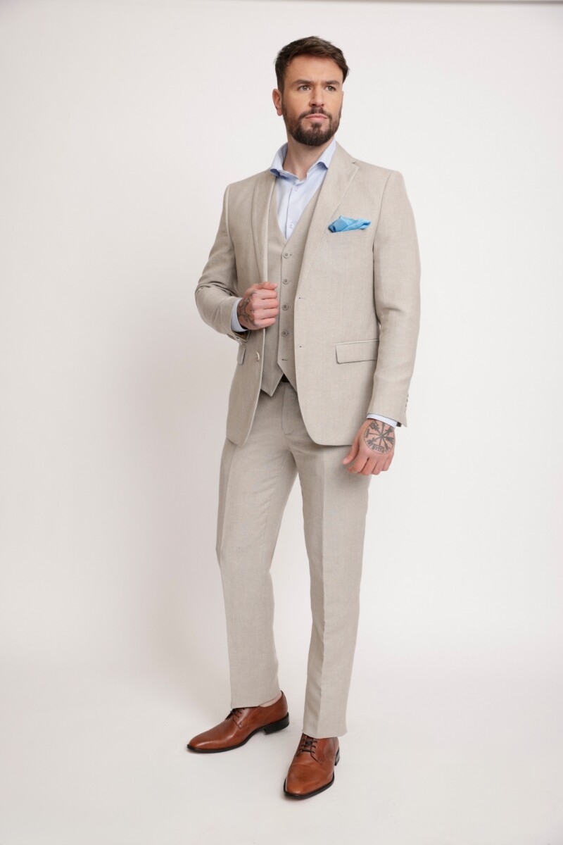 Ambo Modena Lino - BEIGE 