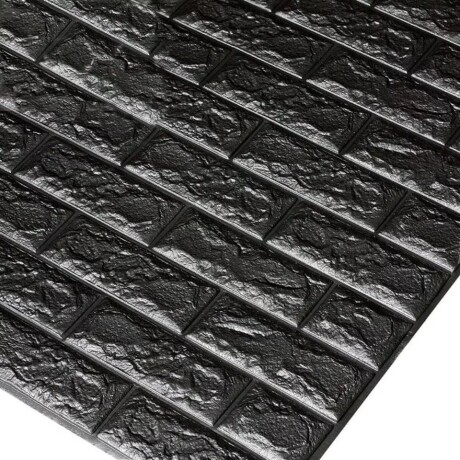 Revestimiento Adhesivo 3D Ladrillo 70x70cm NEGRO