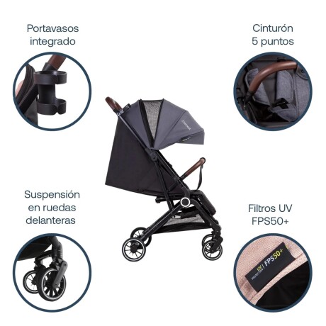 Coche de Paseo Bebesit Micro JCX6 25KG GRIS