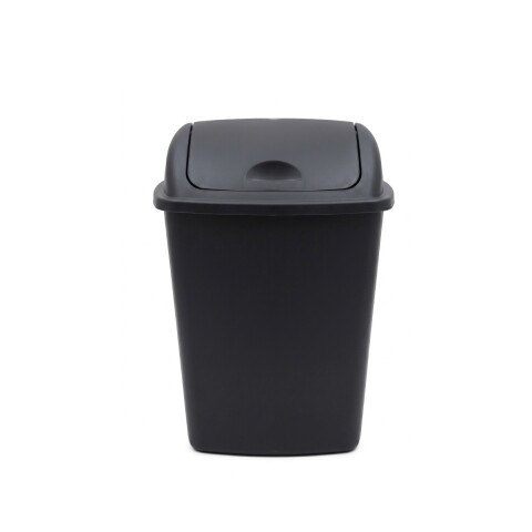 BASURERO PLAST NEGRO 30L Unica
