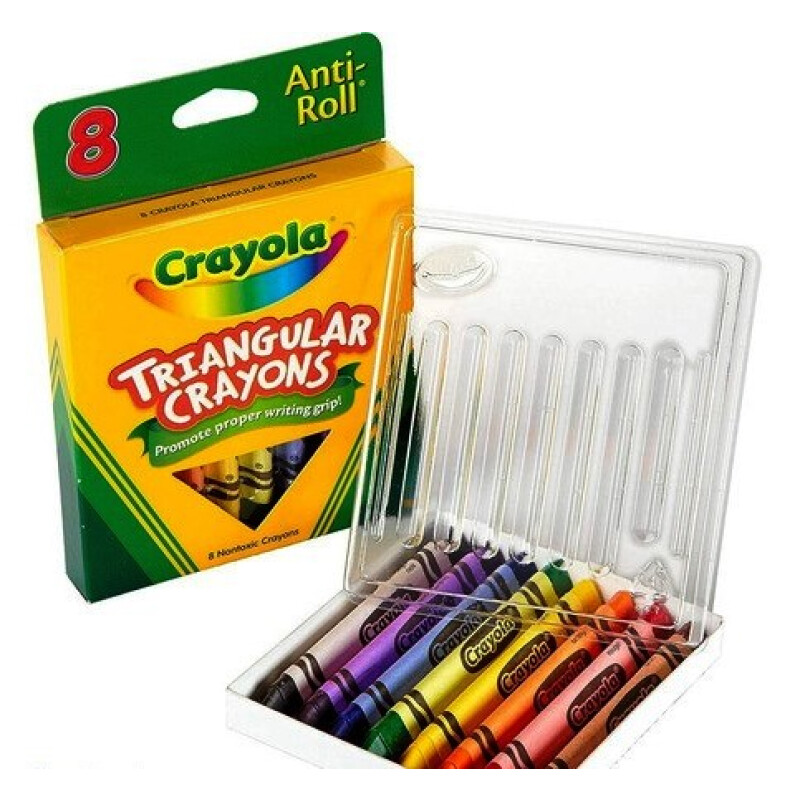 Crayones Crayolas Triangulares X8 Colores Crayones Crayolas Triangulares X8 Colores