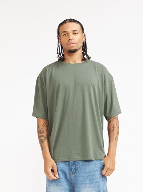 REMERA BOXY CAIRO VERDE