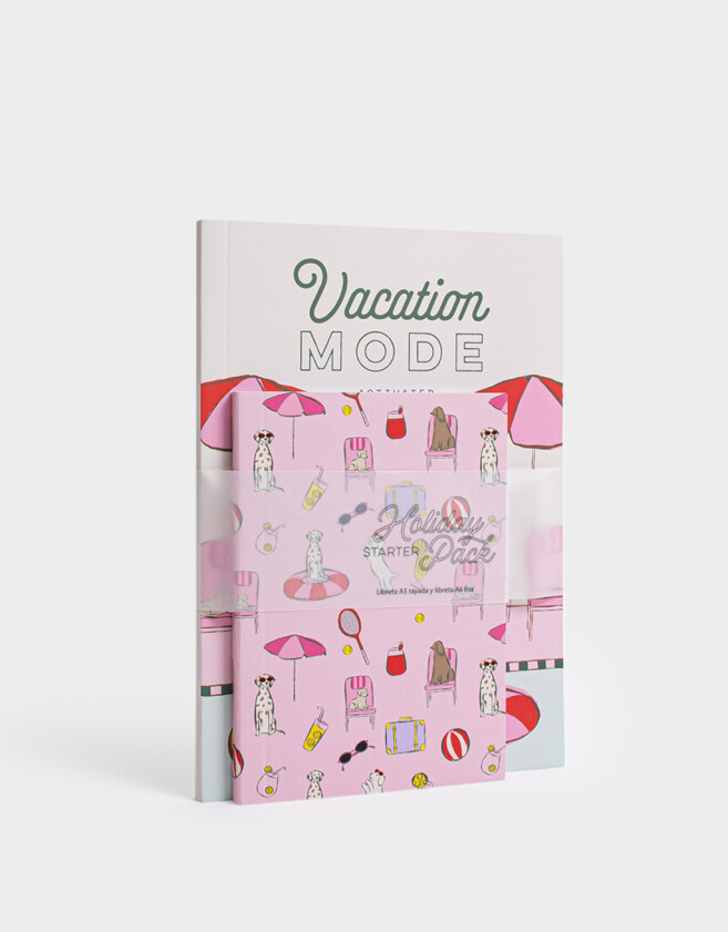 Anotadores Cuadernos y Memos Set De Libretas Vacation Mode - Combinacion Multicolor