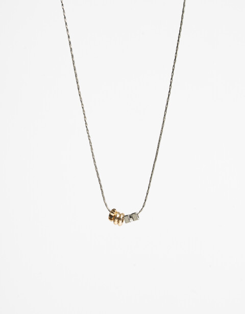 Cadena Corta con Dije Metal Collar De Cadena Dijes Biplating - Dorado