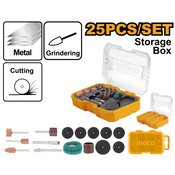 SET 25PCS ACCESORIO MINI TORNO AKMG5024 SET 25PCS ACCESORIO MINI TORNO AKMG5024