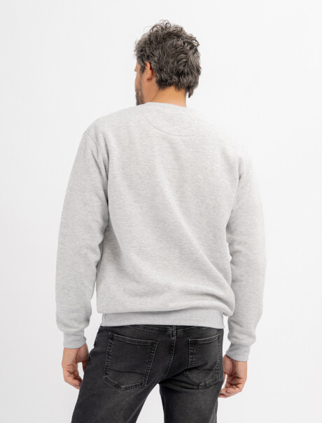 Buzo felpa Amir gris melange