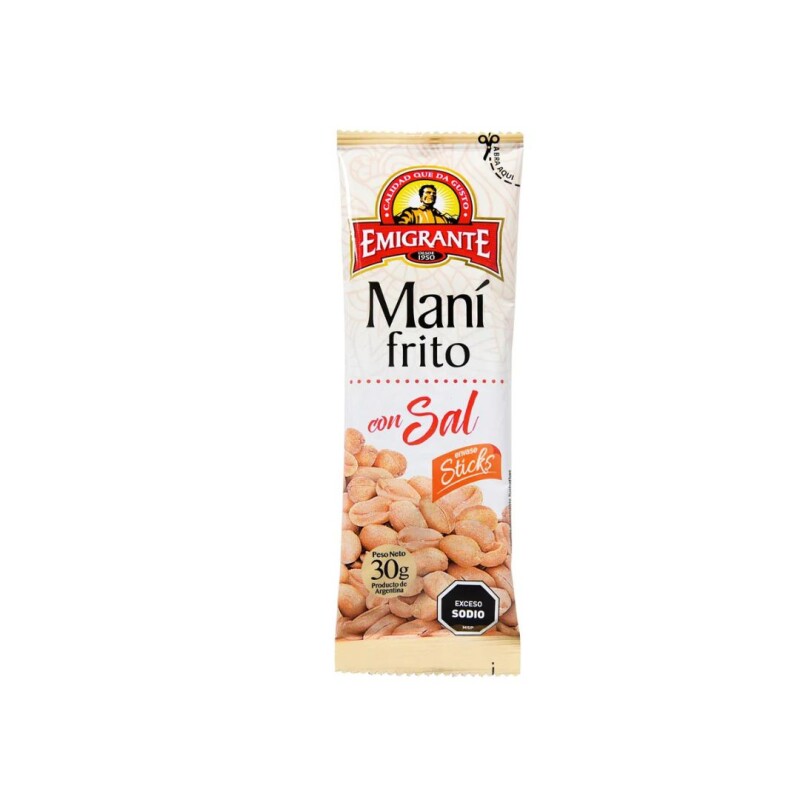 Sticks de maní frito con sal 30 g Sticks de maní frito con sal 30 g