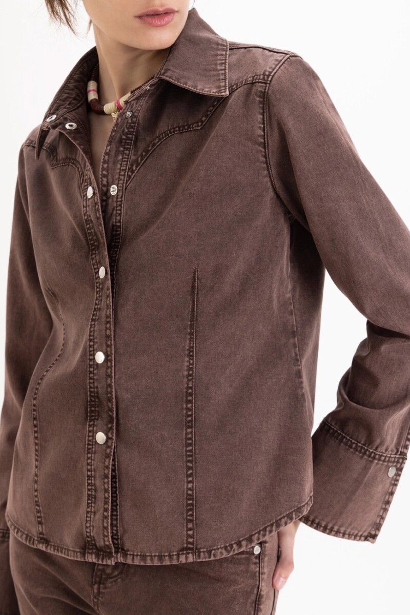 CAMISA SAND Chocolate