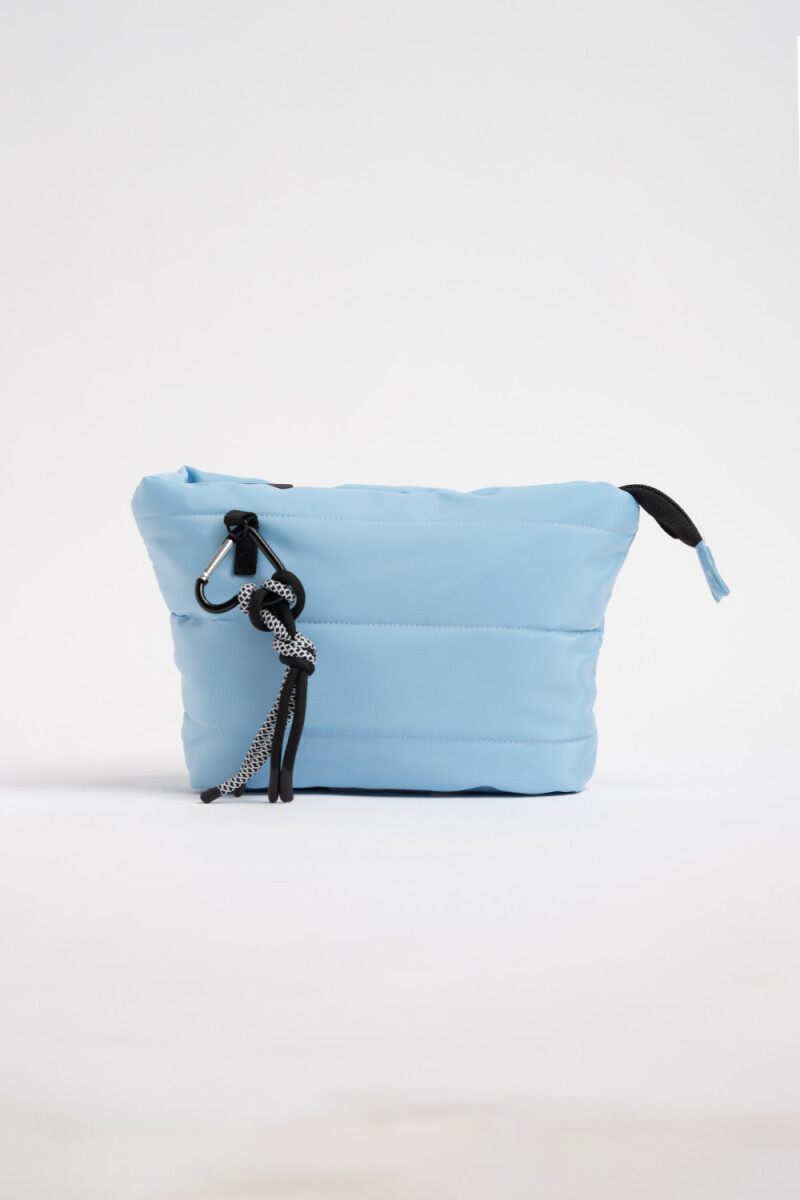 Necessaire capitoneado Celeste