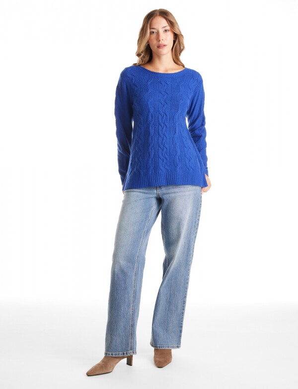 Buzo Soft Trenzas ROYAL