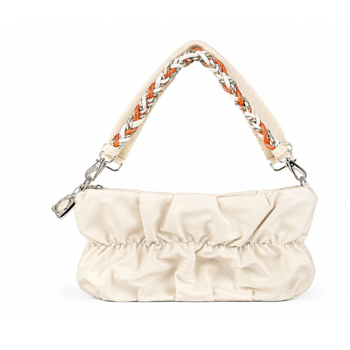 BANDOLERA FRUNCE BLANCA 