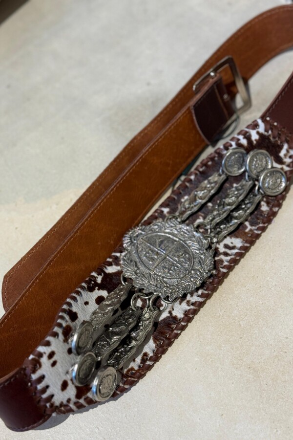 Rastra Belt Print Chocolate