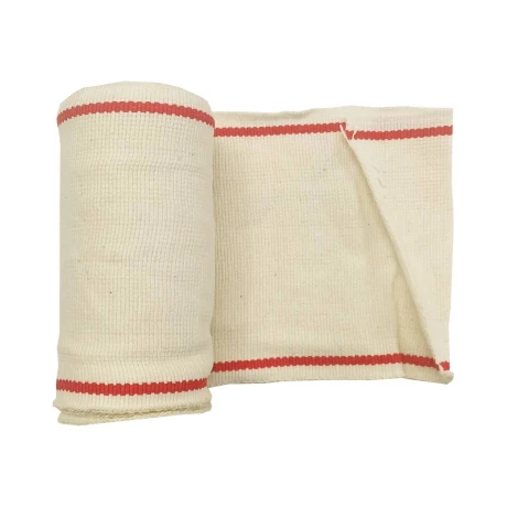 Venda Semi-Elatica 3mtsX9cms Blanca/Roja S/C