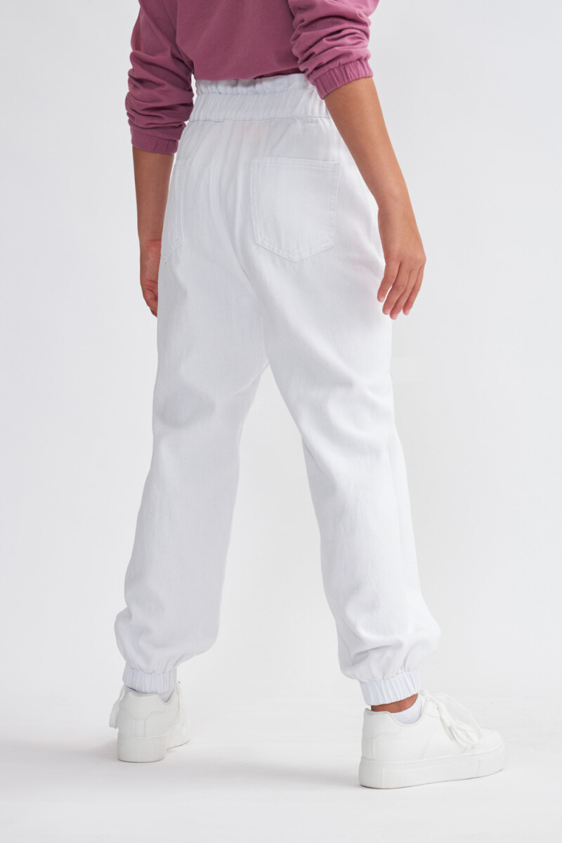 Pantalón baggy Crudo