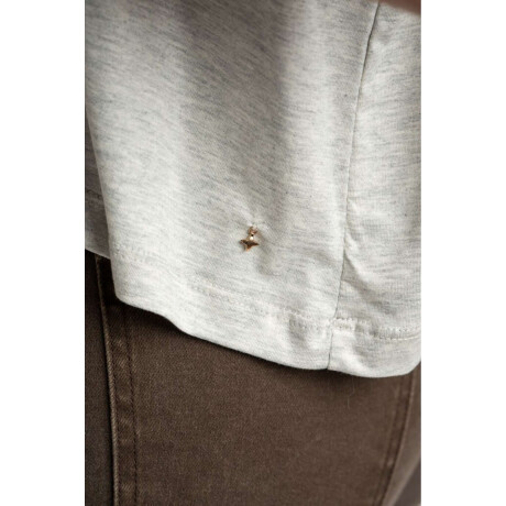 Remera Gris Melange