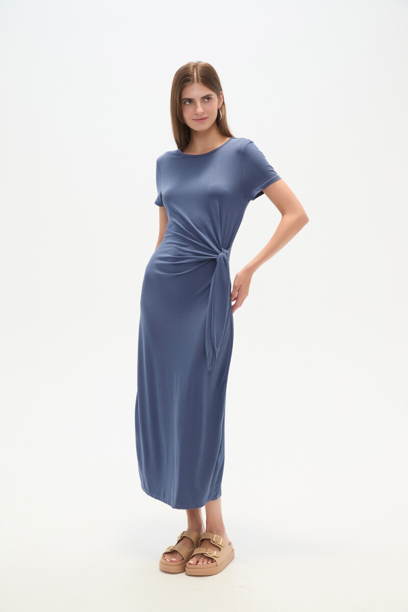 Vestido Pascul - Azul Piedra 