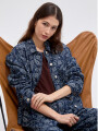 Campera Almendra Estampado 1