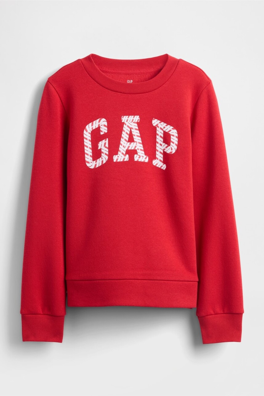 Buzo Deportivo Logo Gap Niña Modern Red