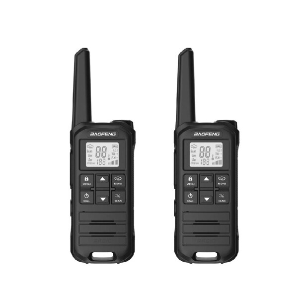 Par De Handies Radio Transmisores Baofeng Bf-fr22a Frs Y Pmr Bandas De Frecuencia 400-470 Mhz Color Negro Par De Handies Radio Transmisores Baofeng Bf-fr22a Frs Y Pmr Bandas De Frecuencia 400-470 Mhz Color Negro