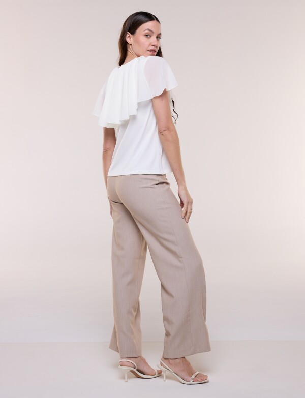 Blusa Volados CRUDO