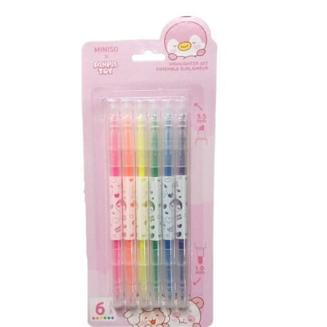 Resaltadores Mini Family 6pcs Resaltadores Mini Family 6pcs