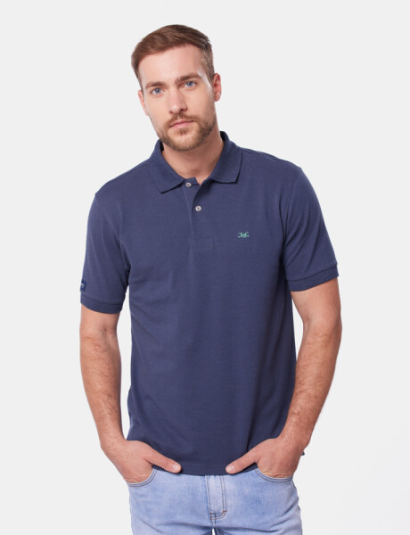 REMERA POLO LISA Denim