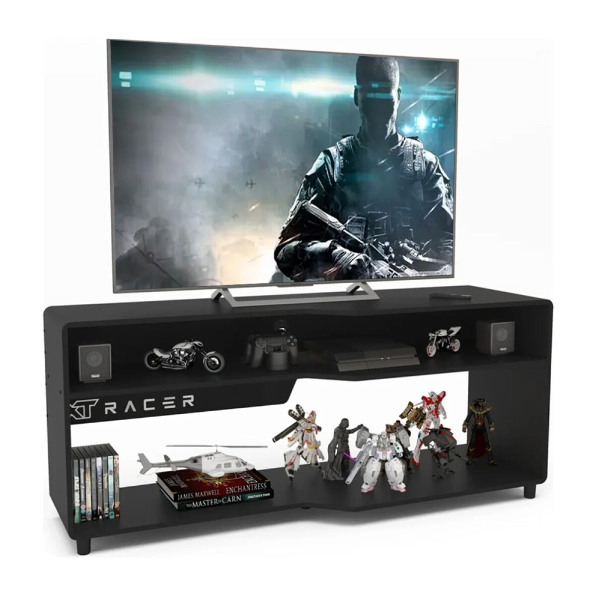 Rack gamer - Para tv 50'' o audio 