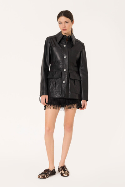 PARKA JOE Negro Brilloso