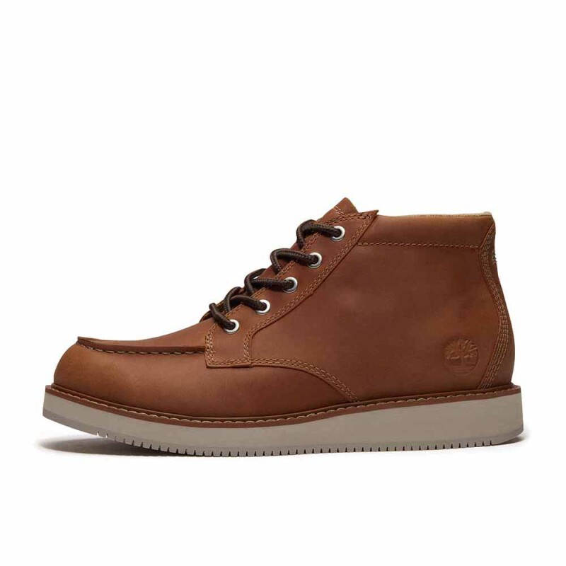 Botas Redwood Edge Mid Chukka Hombre Medium Brown Full Grain